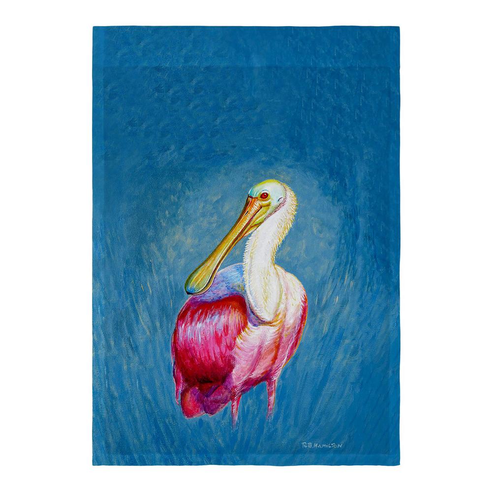 Spoonbill Portrait Flag