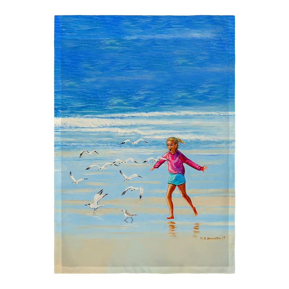 Chasing Gulls Flag