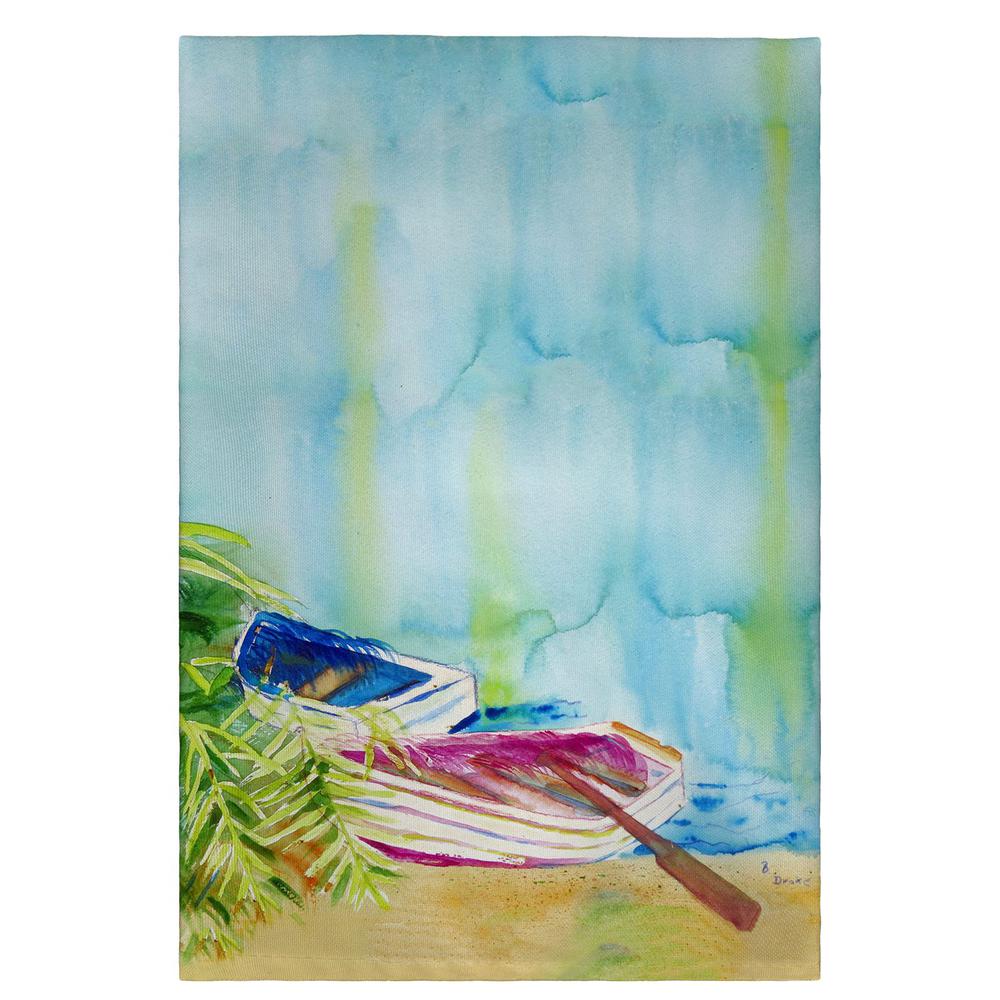 Watercolor Rowboats Guest Towel