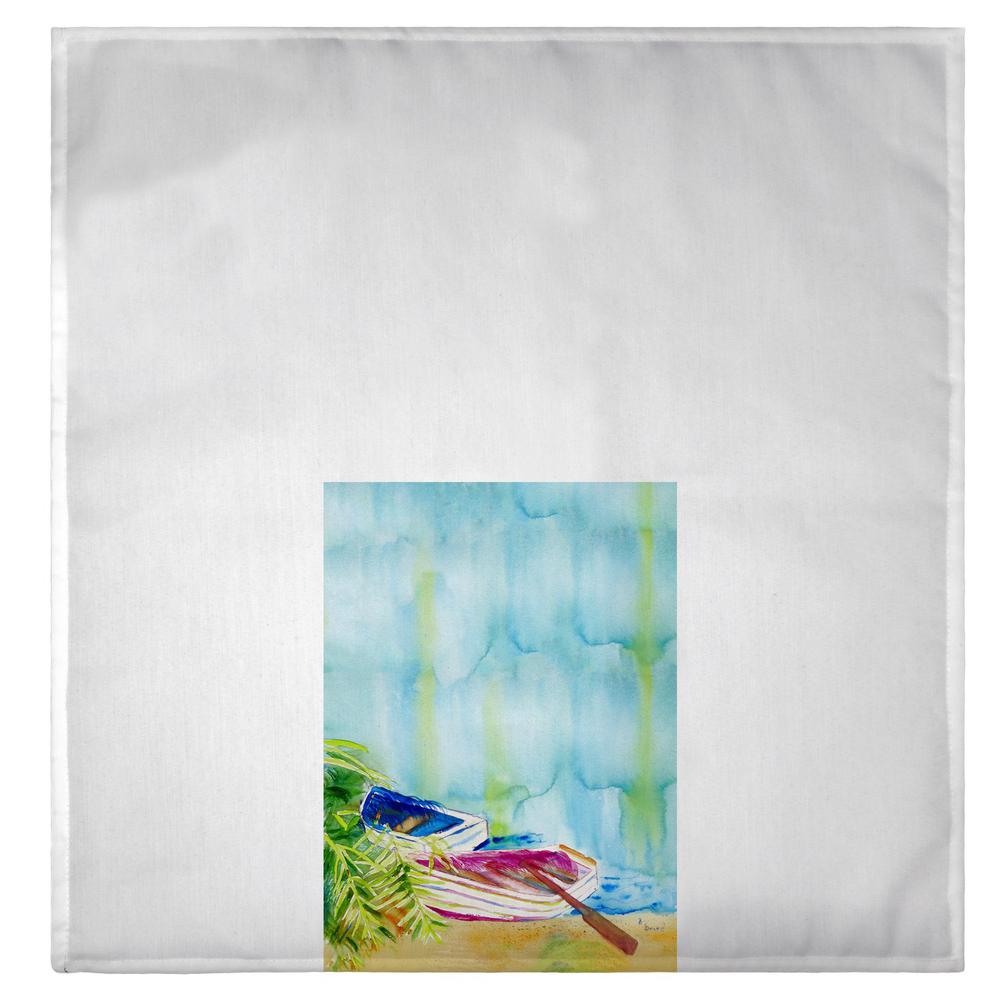 Watercolor Rowboats Guest Towel