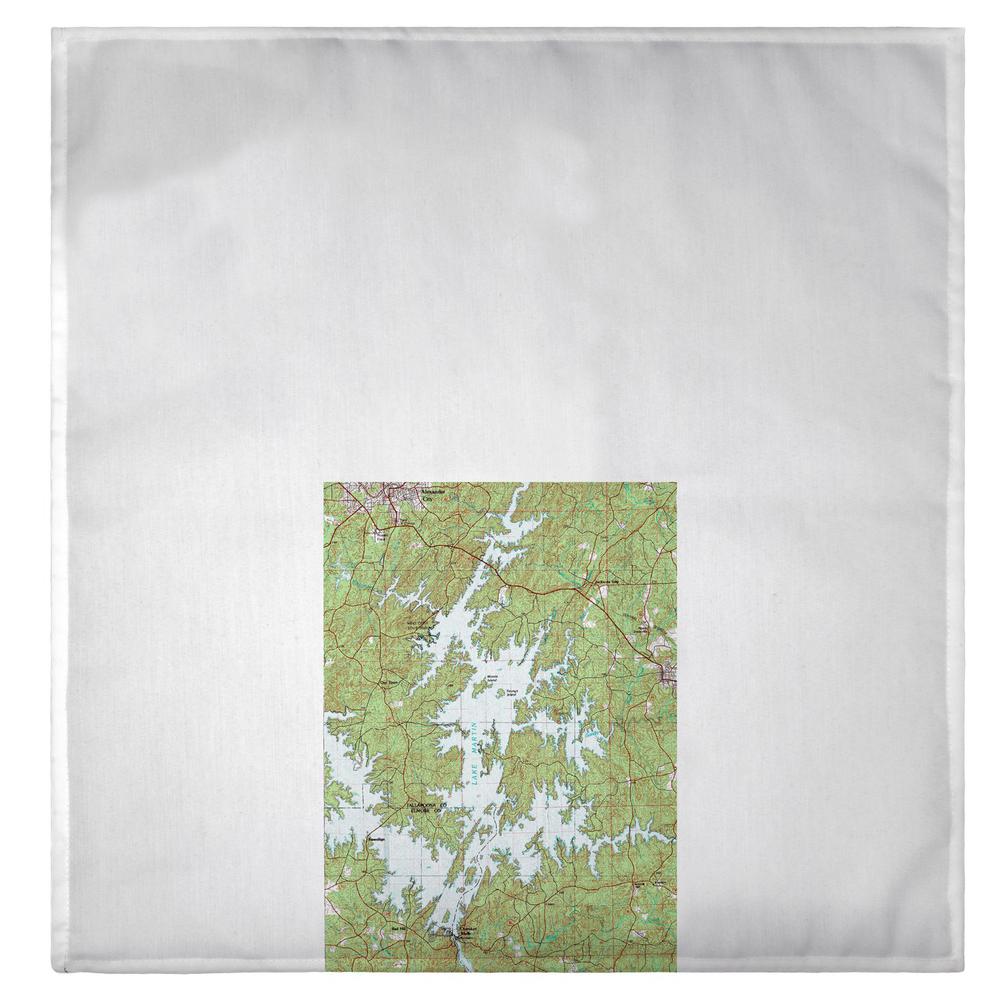 Lake Martin, AL Nautical Map Guest Towel