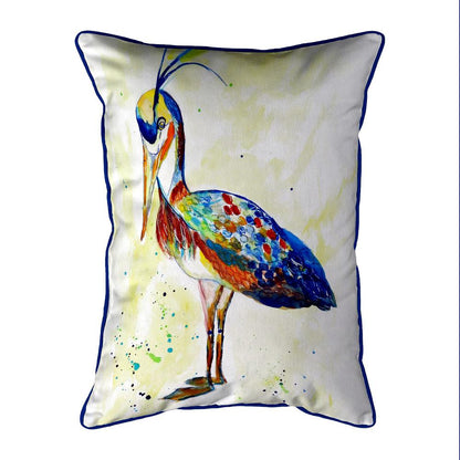 Fancy Heron Large Indoor/Outdoor Pillow 16x20
