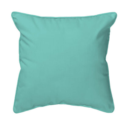 Aqua Oysters Large Indoor/Outdoor Pillow 18x18