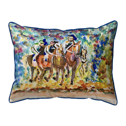 Four Racing II Large Indoor/Outdoor Pillow 16x20