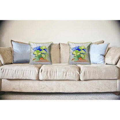 Ginko Leaves Large Indoor/Outdoor Pillow 18x18