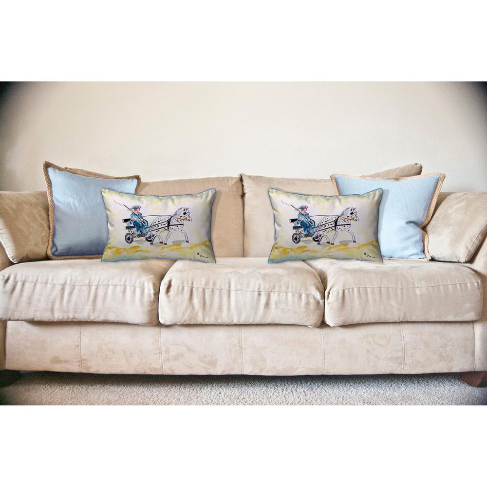 Carriage & Horse Large Indoor/Outdoor Pillow 16x20