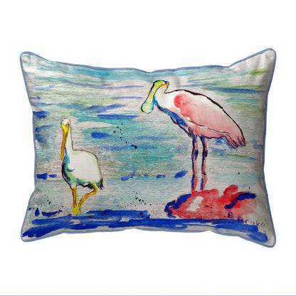 Spoonbill & Ibis Large Indoor/Outdoor Pillow 16x20