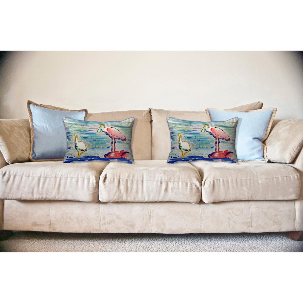 Spoonbill & Ibis Large Indoor/Outdoor Pillow 16x20