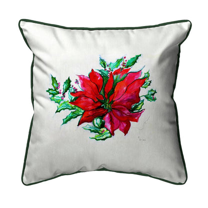 Poinsettia Large Indoor/Outdoor Pillow 18x18