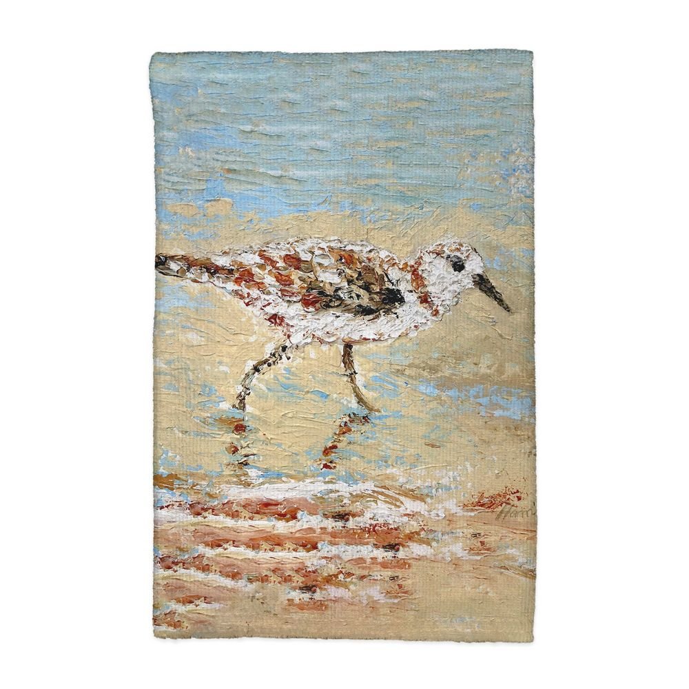 Lone Sandpiper Kitchen Towel