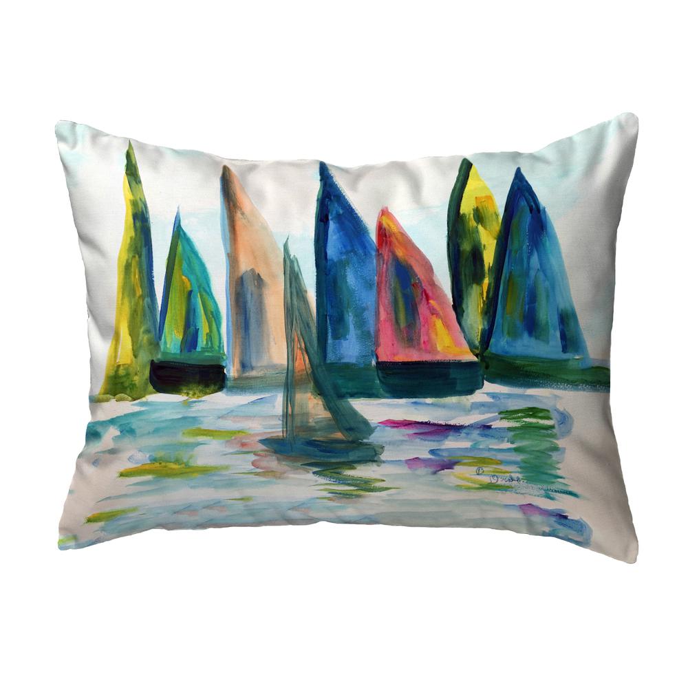 Sail With The Crowd Small Noncorded Pillow 11x14
