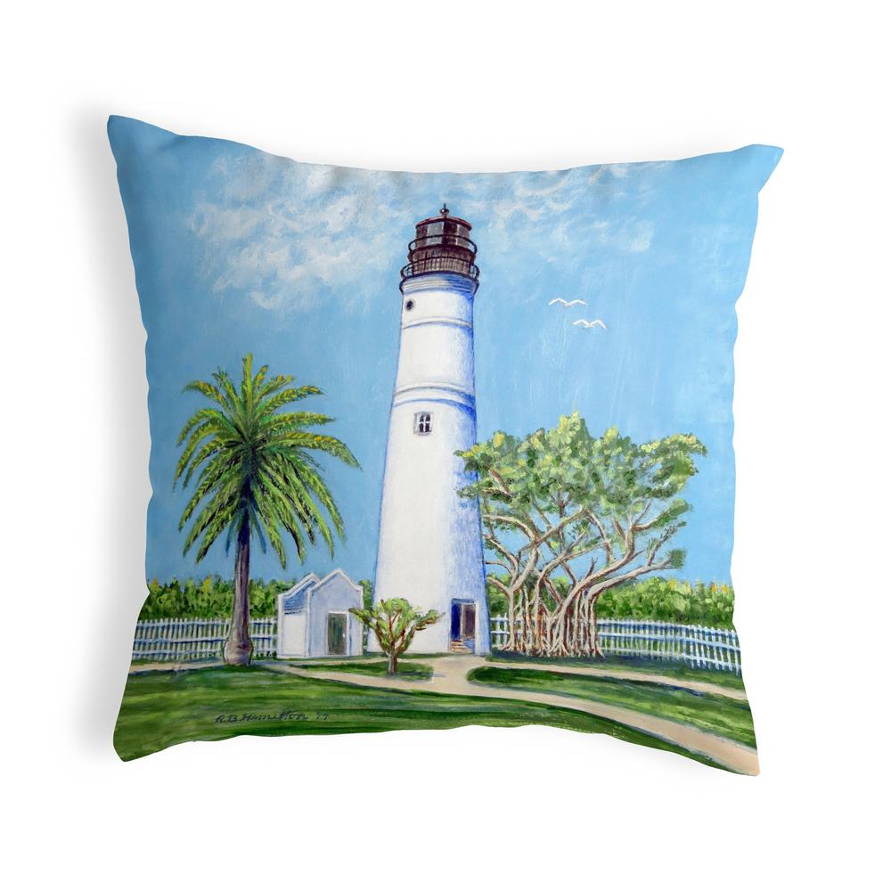 Key West Lighthouse Noncorded Pillow 12x12