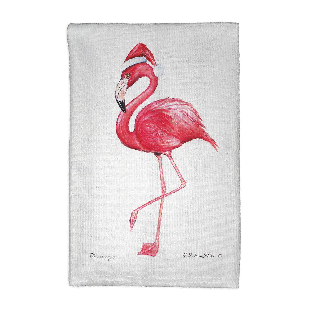 Flamingos - Santa Kitchen Towel