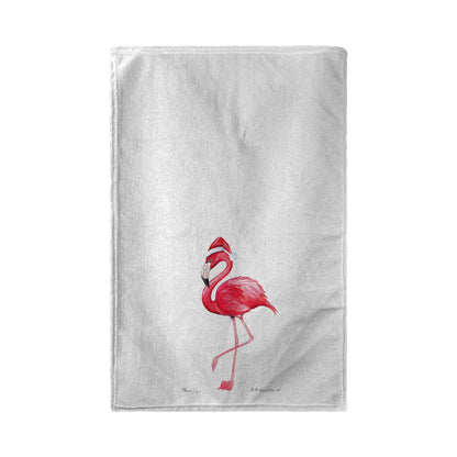 Flamingos - Santa Kitchen Towel