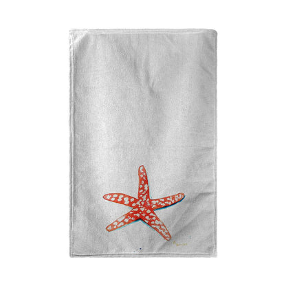 Coral Starfish Kitchen Towel