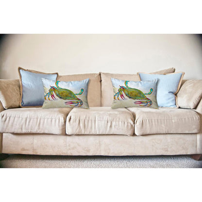 More Than Blue Noncorded Indoor/Outdoor Pillow 16x20