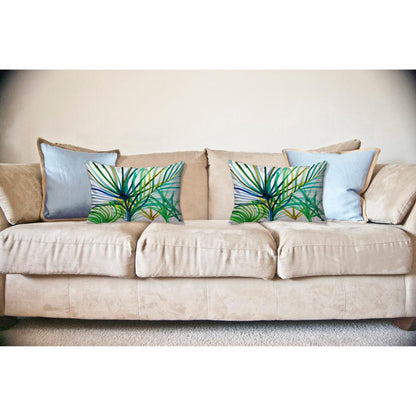 Teal Palms 16x20 No Cord Pillow