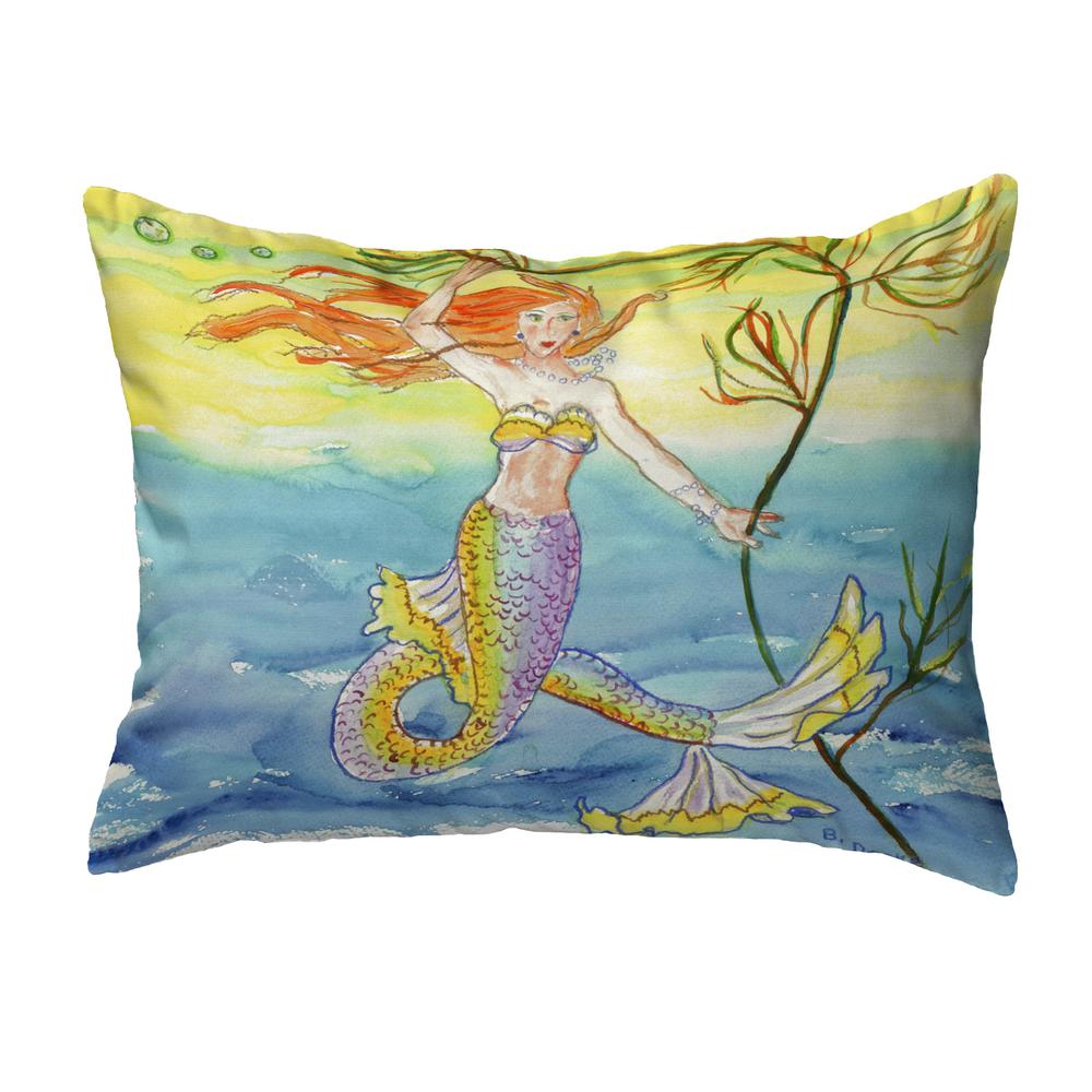 Betsy's Mermaid No Cord Pillow 16x20