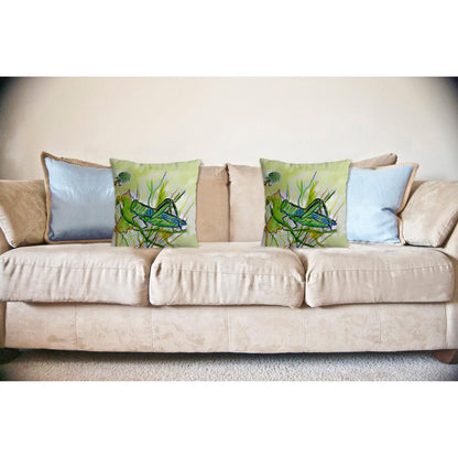 Grasshopper No Cord Pillow 18x18