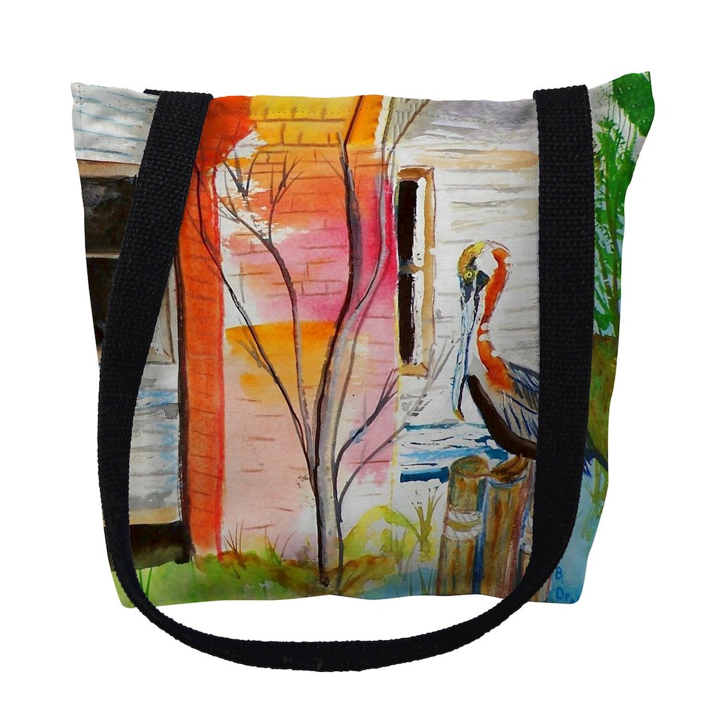 Betsy's Pelican Small Tote Bag 13x13