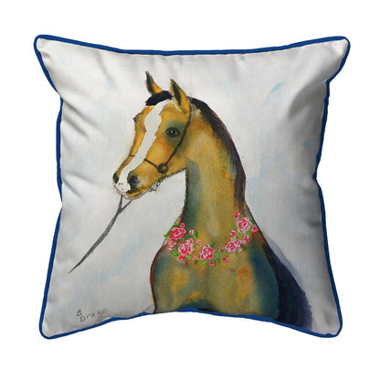 Horse & Garland Extra Large Zippered Pillow 22x22