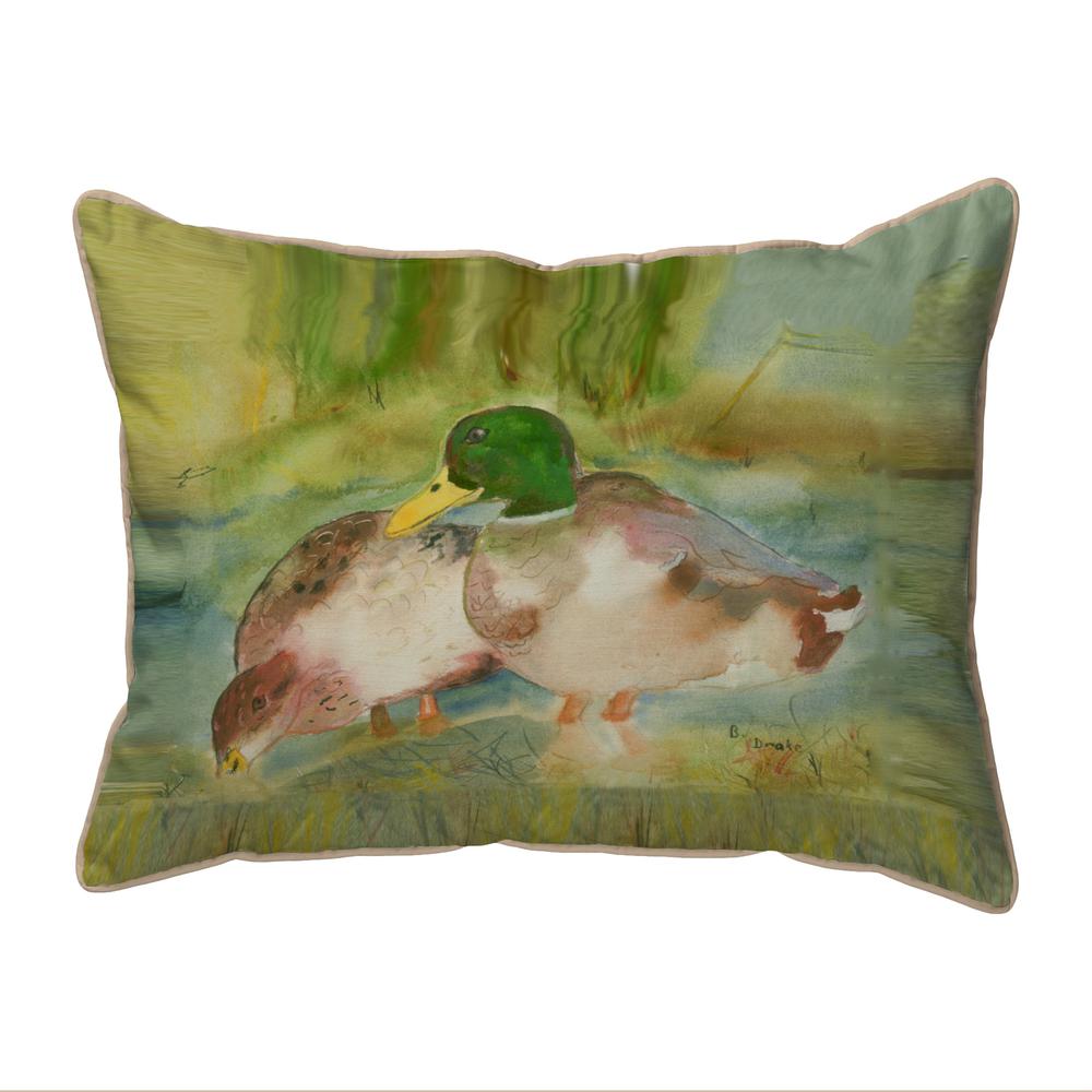 Mallards Extra Large Zippered Pillow 20x24