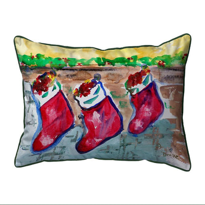 Christmas Stockings Extra Large Zippered Pillow 20x24