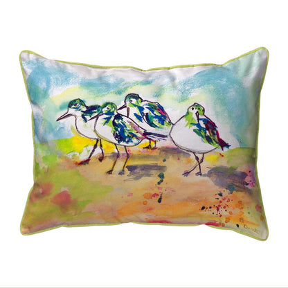 Sanderlings Extra Large Zippered Pillow 20x24