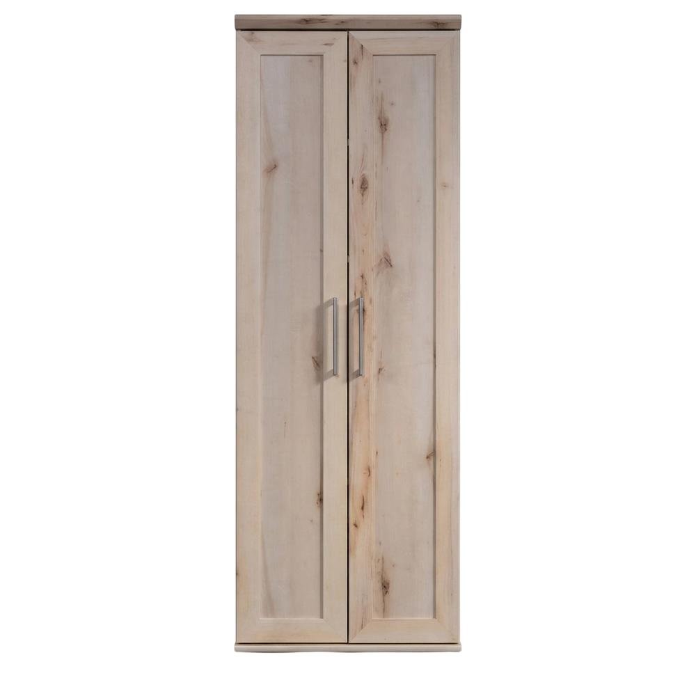 Brown Storage Cabinet With Sleek Rectangle Shape For Organization