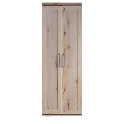 Brown Storage Cabinet With Sleek Rectangle Shape For Organization
