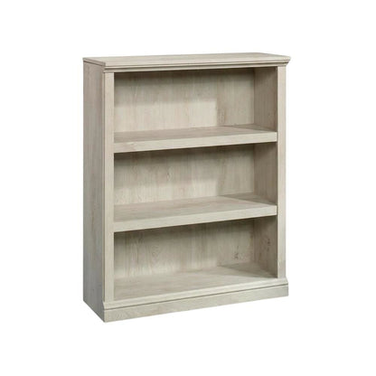 Chalked Chestnut Storage Bookcase with Versatile Shelving for Home Use