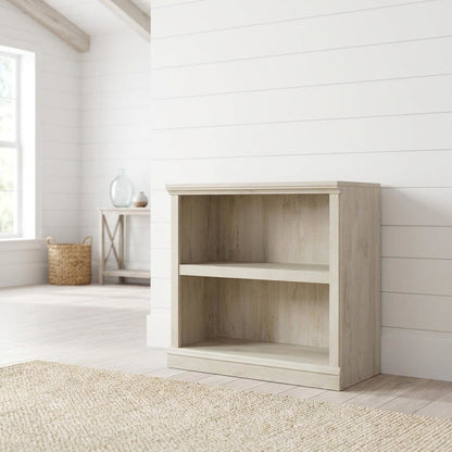 Chalked Chestnut Storage Bookcase with Versatile Shelving for Organization