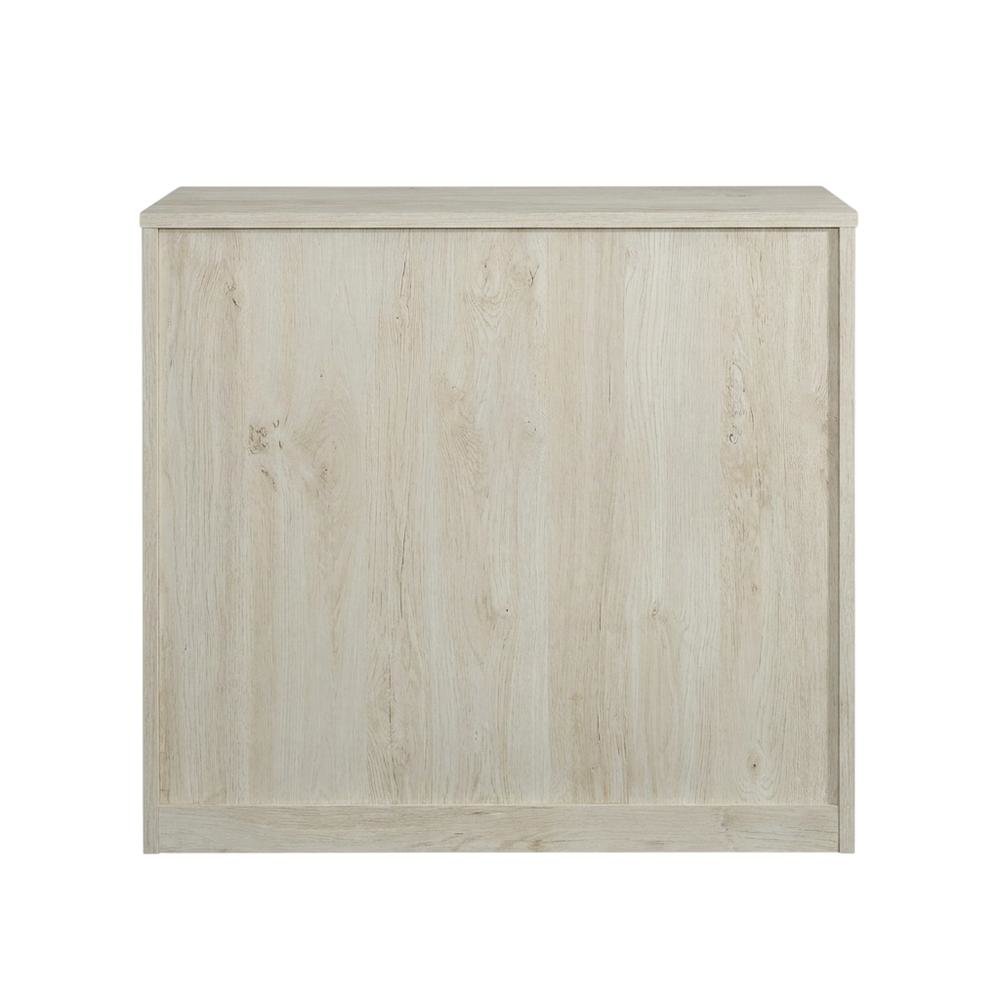 Chalked Chestnut Storage Bookcase with Versatile Shelving for Organization