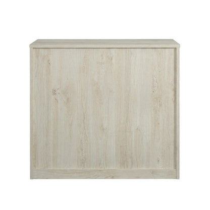 Chalked Chestnut Storage Bookcase with Versatile Shelving for Organization