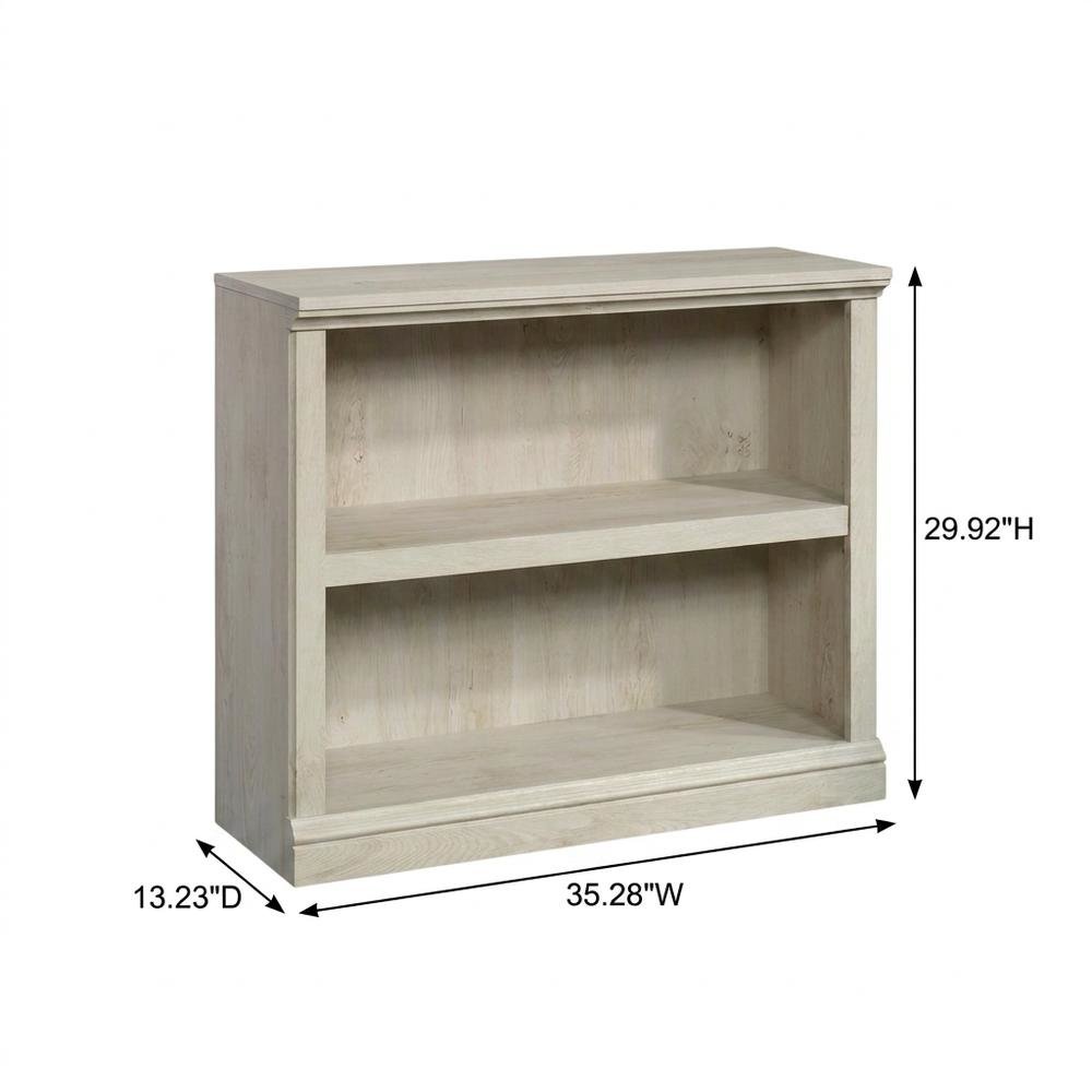 Chalked Chestnut Storage Bookcase with Versatile Shelving for Organization