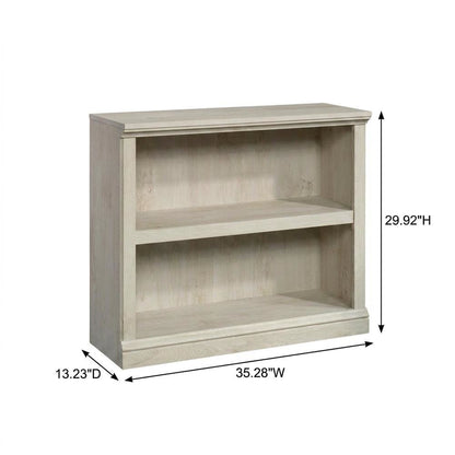 Chalked Chestnut Storage Bookcase with Versatile Shelving for Organization