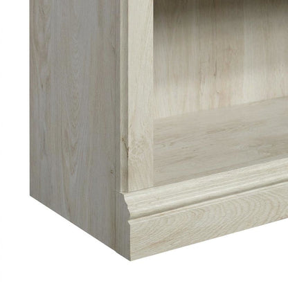 Chalked Chestnut Storage Bookcase with Versatile Shelving for Organization