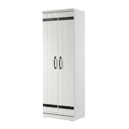 White Storage Cabinet With Soft Finish For Versatile Organization