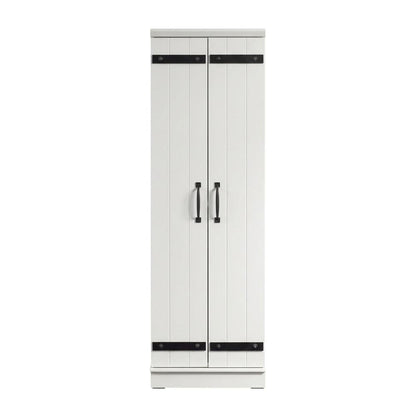 White Storage Cabinet With Soft Finish For Versatile Organization
