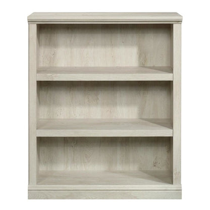 Chalked Chestnut Storage Bookcase with Versatile Shelving for Home Use