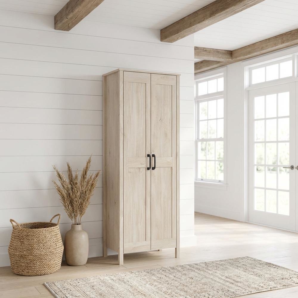 Brown Transitional Storage Cabinet With Spacious Interior And Durable Finish