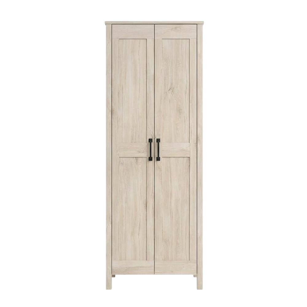 Brown Transitional Storage Cabinet With Spacious Interior And Durable Finish