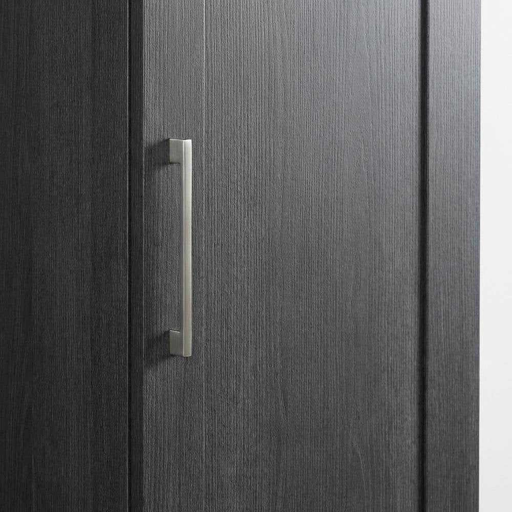 Raven Oak Storage Armoire With Contemporary Style And Spacious Design