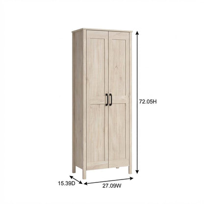 Brown Transitional Storage Cabinet With Spacious Interior And Durable Finish