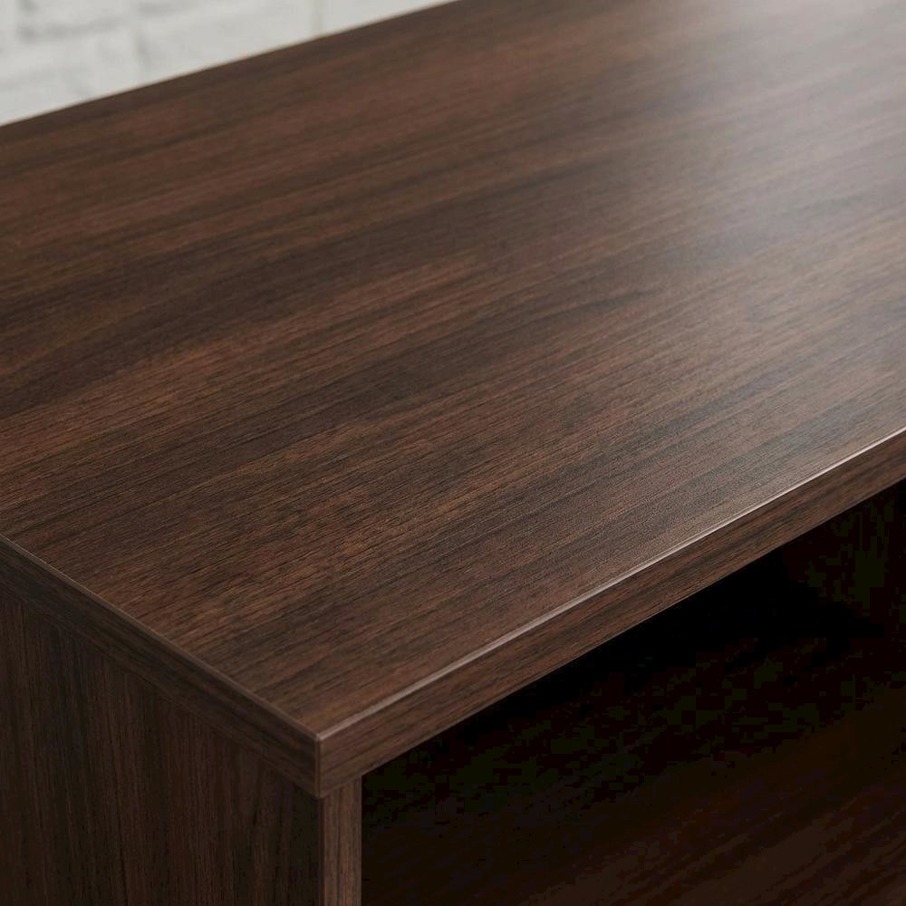 Contemporary Office Bookcase in Noble Elm Finish with Elegant Design