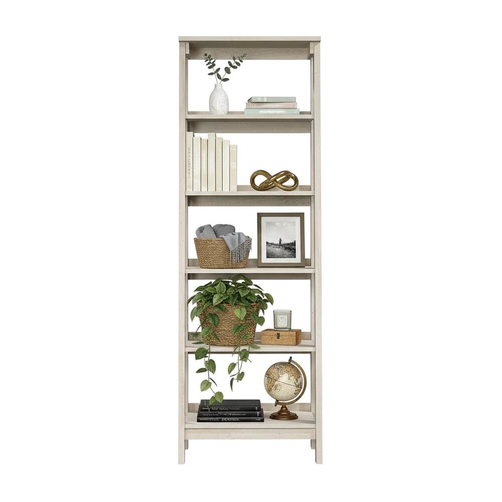 Open Shelving Unit in Chalked Chestnut Finish with Rustic Country Styling