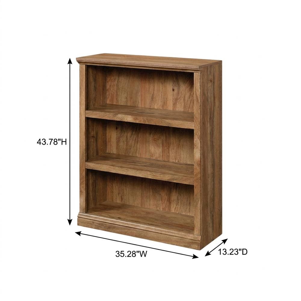 Sturdy Sindoori Mango Finish Storage Bookcase for Organized Living