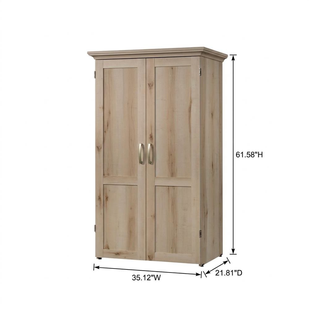 Craft & Hobby Storage Unit with Pacific Maple Finish for Versatile Organization