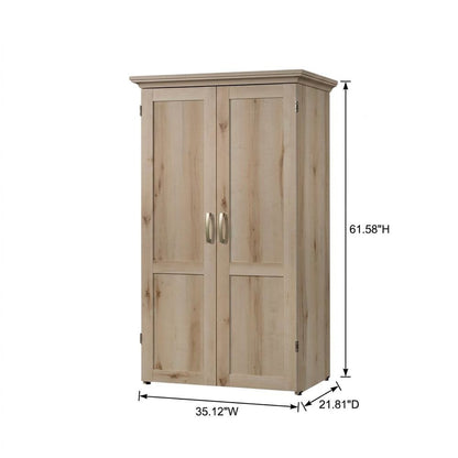 Craft & Hobby Storage Unit with Pacific Maple Finish for Versatile Organization