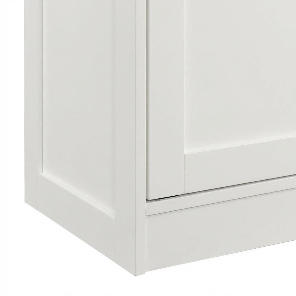 Gray Finish Storage Cabinet - Spacious Rectangular Design, Durable Construction